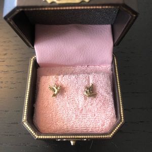 Juicy Couture Swallow Stud Earrings with gemstone